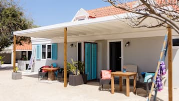 Apartment, 1 Schlafzimmer, Terrasse, Erdgeschoss | Terrasse/Patio