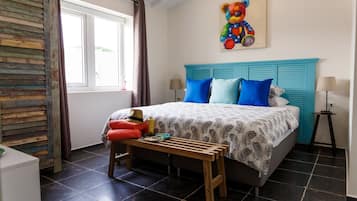 Apartment, 1 Bedroom, Terrace, Ground Floor | Premium bedding, pillowtop beds, in-room safe, individually decorated