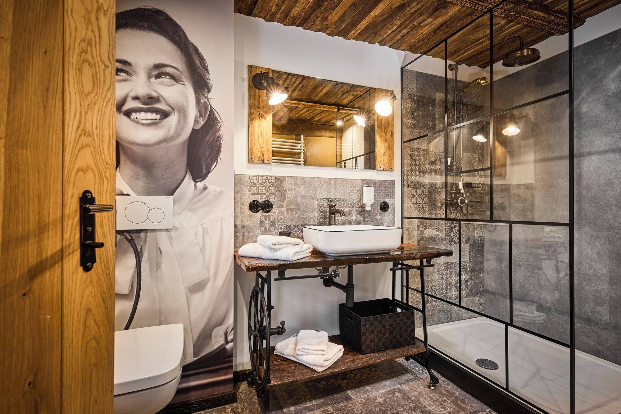 economy studio suite, 1 king bed, microwave | bathroom | shower, free toiletries, hair dryer, towels