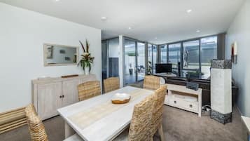 Deluxe Apartment | Living area | LCD TV, DVD player