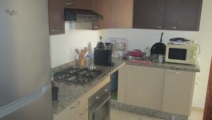 Apartment, 2 Bedrooms | Private kitchen | Coffee/tea maker, full-size fridge, microwave, oven - The Horizon Sea View (Casablanca)