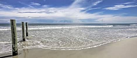 On the beach