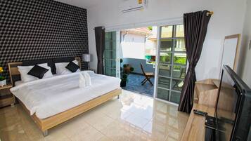 Villa, Private Pool | 4 bedrooms, in-room safe, desk, laptop workspace