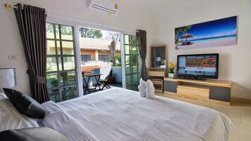 Villa, Private Pool | 4 bedrooms, in-room safe, desk, laptop workspace