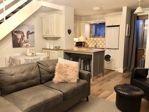 Smart TV, fireplace, books - Charming, Modern Masonette in Fermoy River Town. Pet Friendly. (Fermoy)