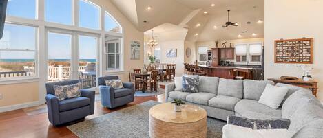 TV, fireplace, DVD player