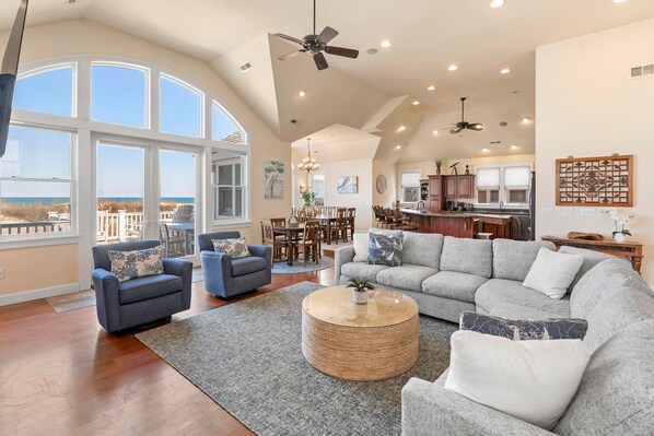 TV, fireplace, DVD player