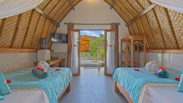 Camera Deluxe con 2 letti singoli | Una cassaforte in camera, tende oscuranti, insonorizzazione