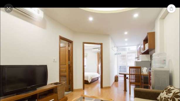 Living area - Palmo Service Apartment 2 (Hanoi)