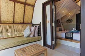 Superior Lumbung Bungalow | Terrace/patio - Gili Air Bungalows (Gili Air)