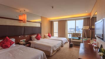 Minibar, in-room safe, desk, blackout curtains