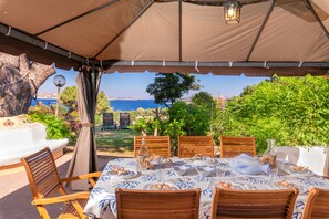 Outdoor dining - PORTO RAFAEL - PANORAMIC - 350mt from the beach (Porto Rafael)