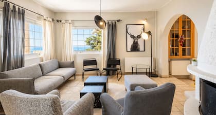 Voula Sea View Home with Jacuzzi | Newly Refreshed 2026