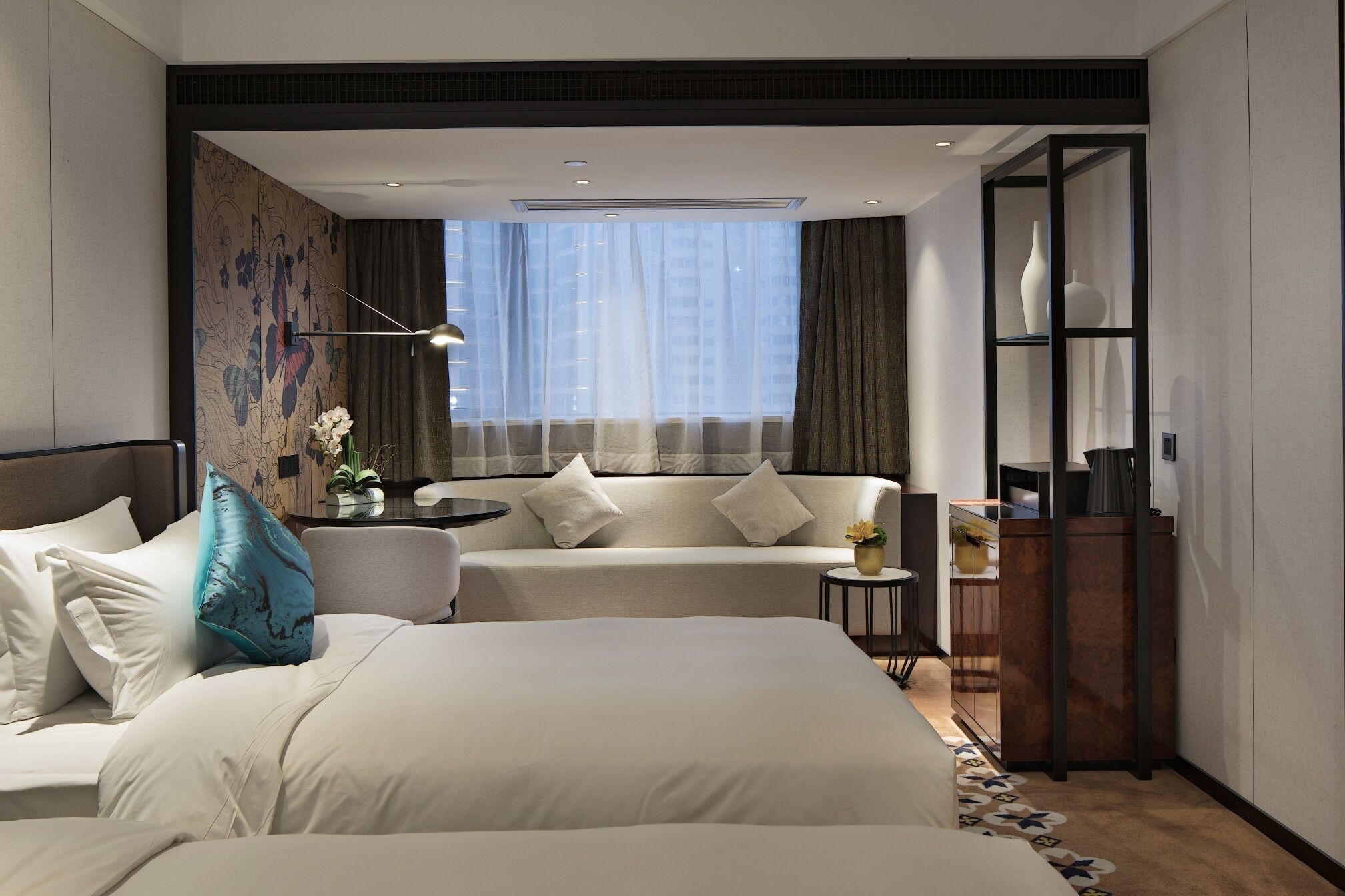 in-room safe, desk, blackout curtains, soundproofing