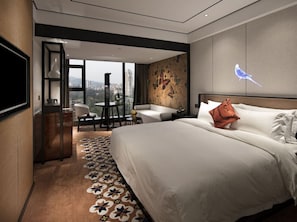 In-room safe, desk, blackout curtains, soundproofing - Paco Hotel Zoo Metro Guangzhou (Guangzhou)