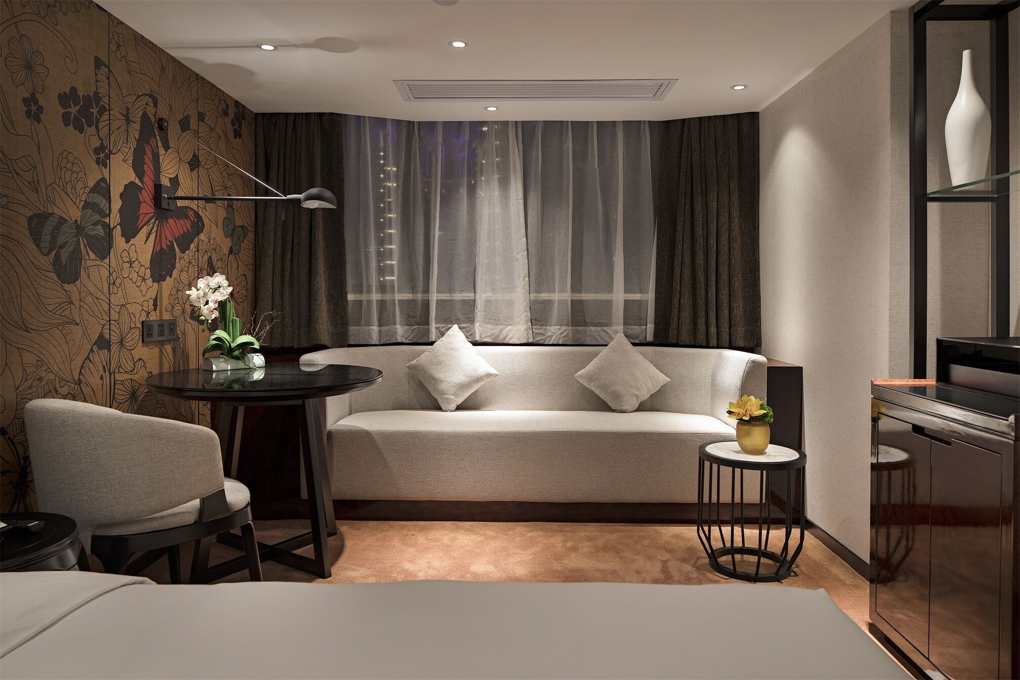 in-room safe, desk, blackout curtains, soundproofing