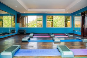 Espaço para aeróbica
