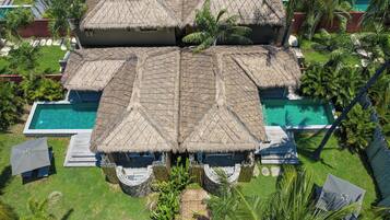 Villa, 1 chambre | 1 chambre, minibar, bureau, fer et planche Ă repasser