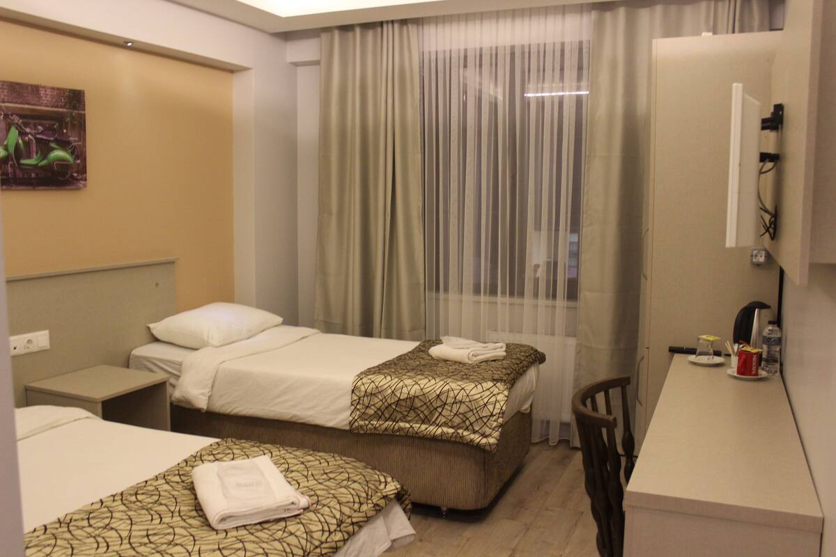 Business Twin Room | Minibar, desk, laptop workspace, soundproofing