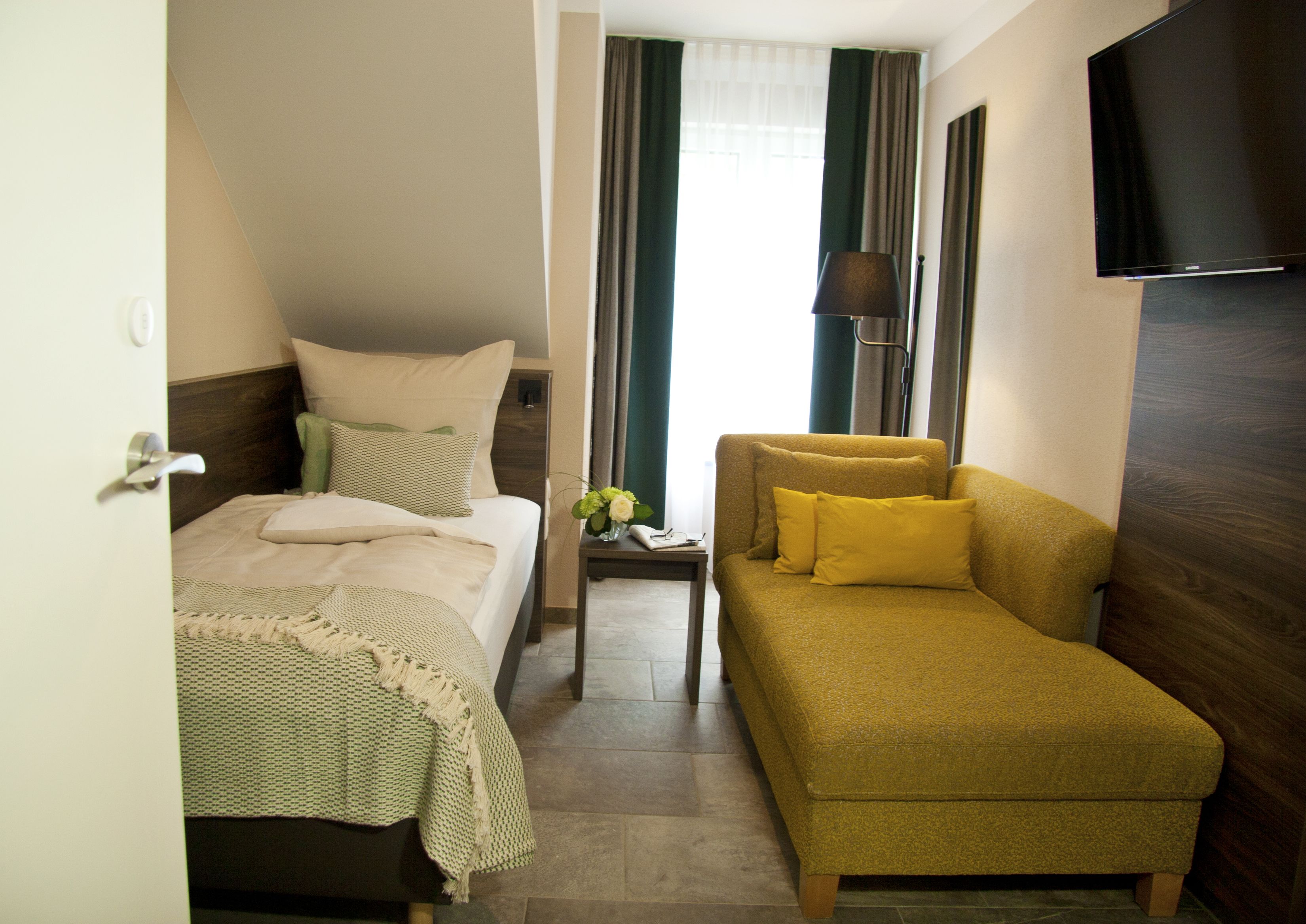 single room (air conditioner) | in-room safe, desk, laptop workspace, blackout curtains