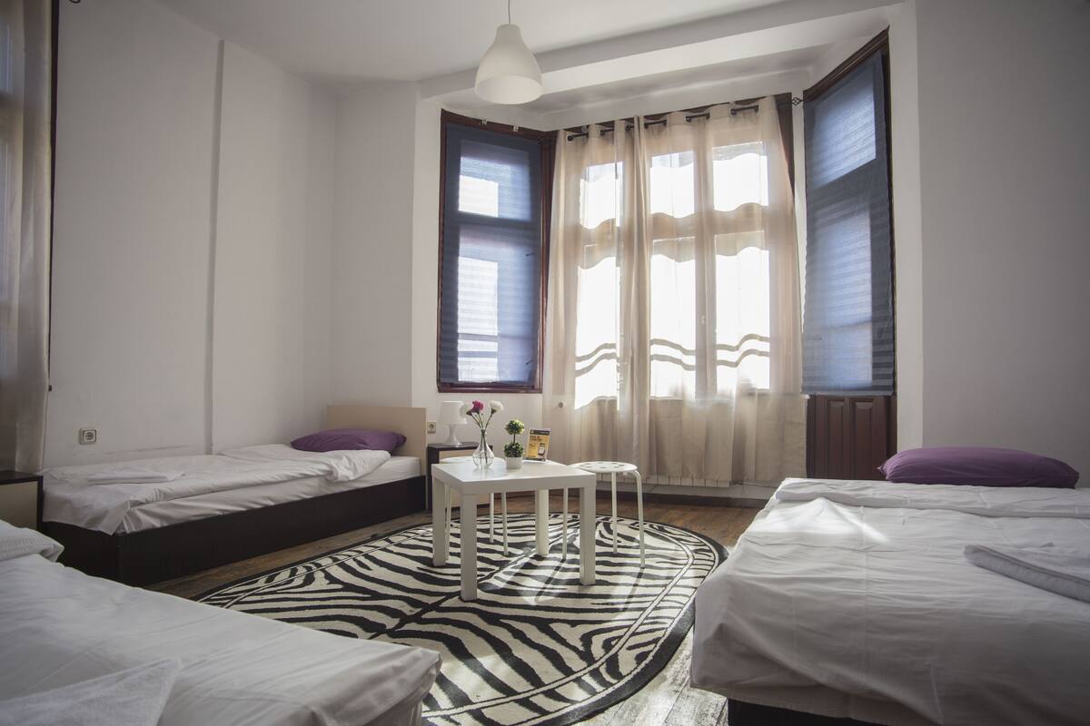 Chambre Triple Classique | Fer et planche à repasser, Wi-Fi gratuit, draps fournis