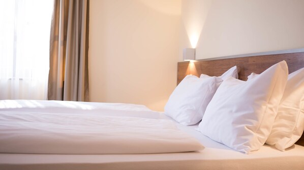 Desk, iron/ironing board, free WiFi, bed sheets