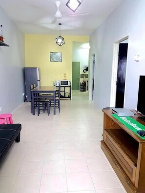 3 Bedroom Apartment | Living area | LCD TV