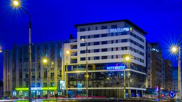 Front of property – evening/night