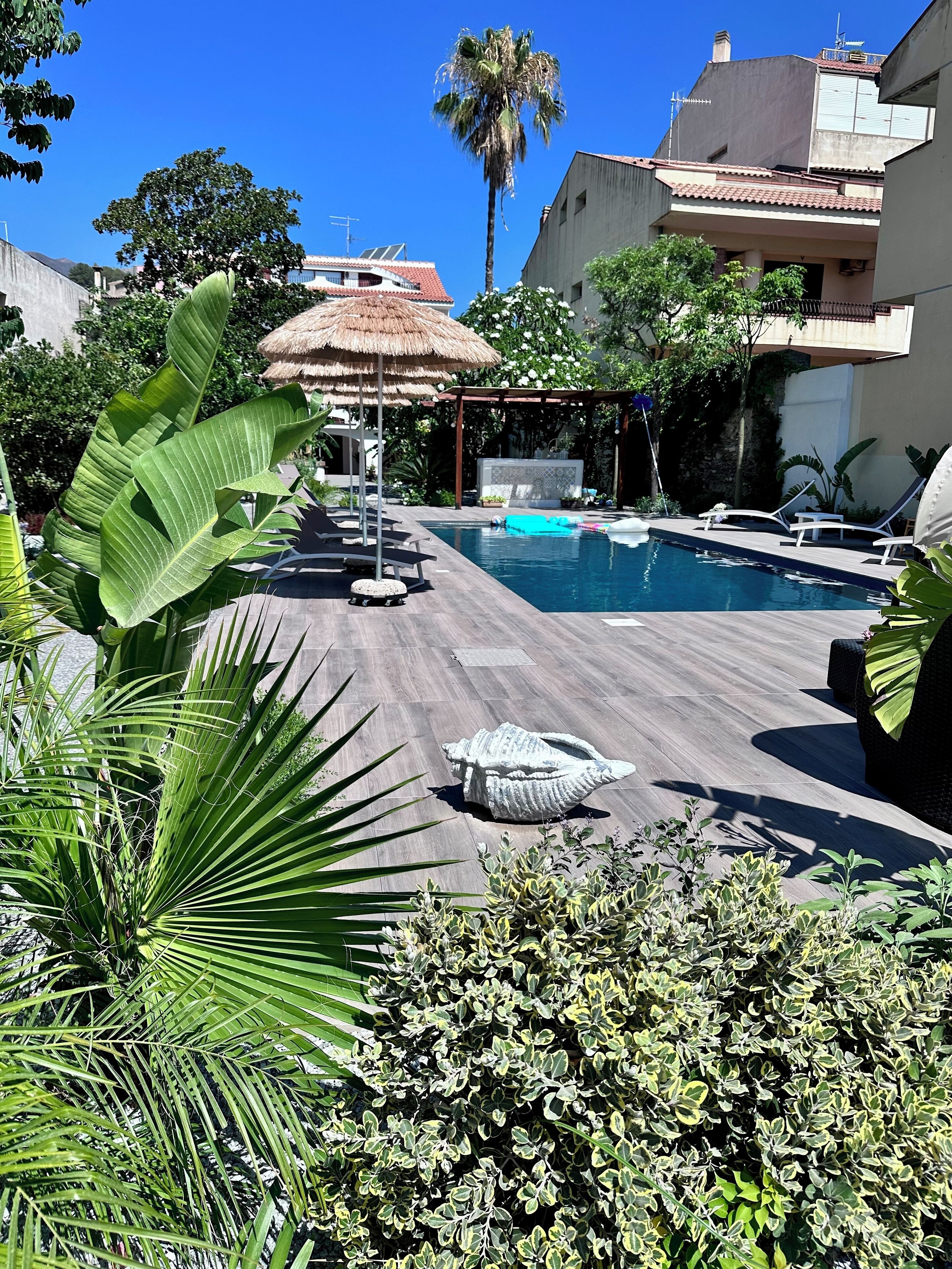 Alberca al aire libre 