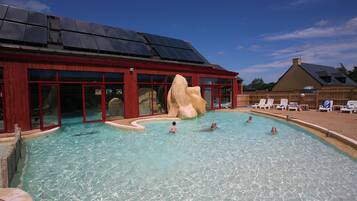 Indoor pool, seasonal outdoor pool