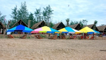 Na praia