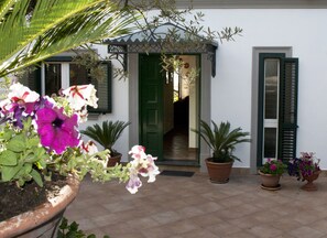 Exterior detail - Villa with private pool and panoramic terrace sea view (Massa Lubrense)