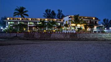 Accommodatie ligt op het strand
