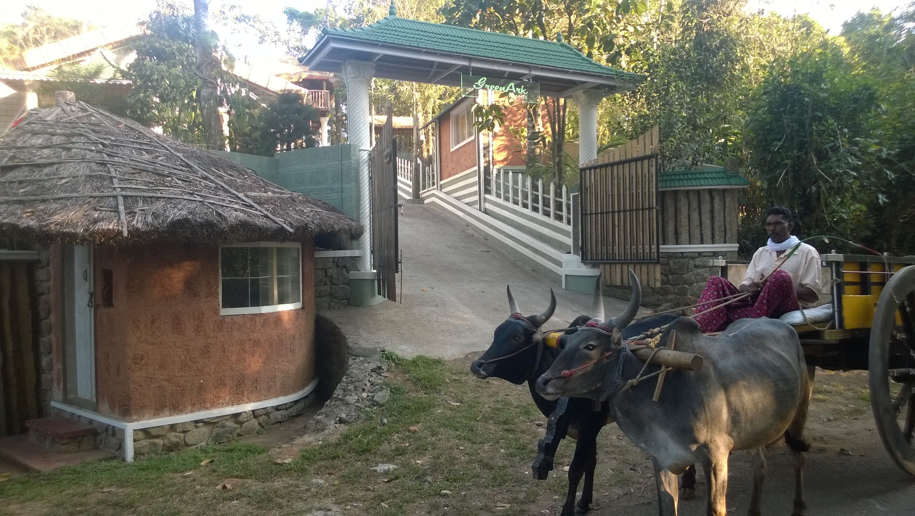 Entrada de la propiedad