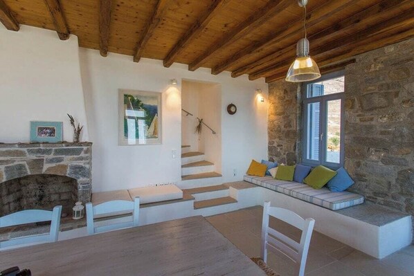 Interior - An Amazing Stone Villa-B in Serifos w/Shared Pool (Ramos)