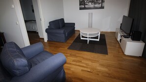Deluxe-lejlighed - 1 soveværelse - sauna | Stue