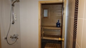Deluxe-lejlighed - 1 soveværelse - sauna | Badeværelse