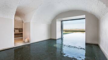 Indoor pool, outdoor pool
