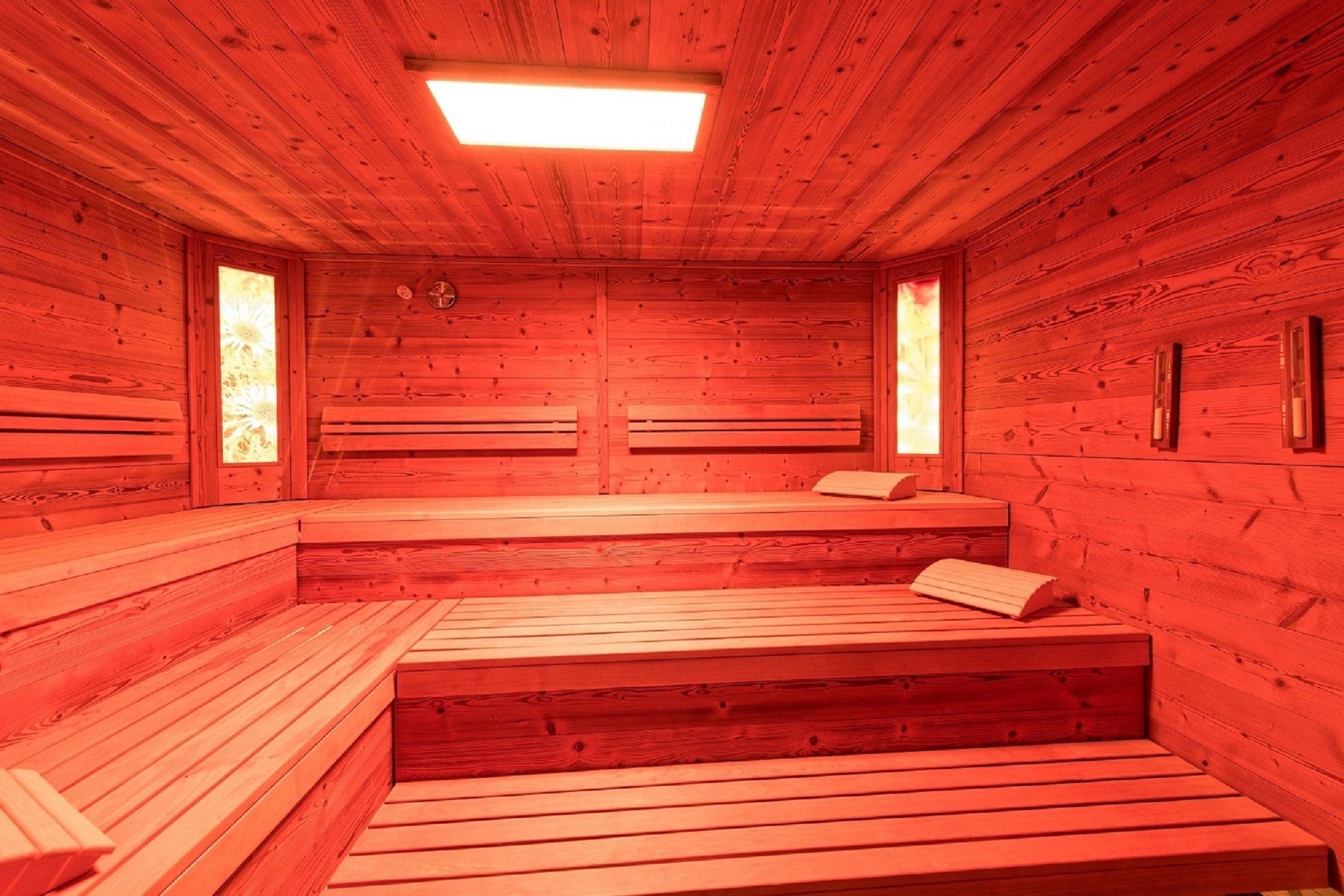 sauna, steam room