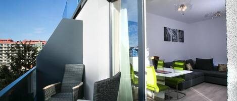 Departamento Deluxe, 1 habitación | Balcón