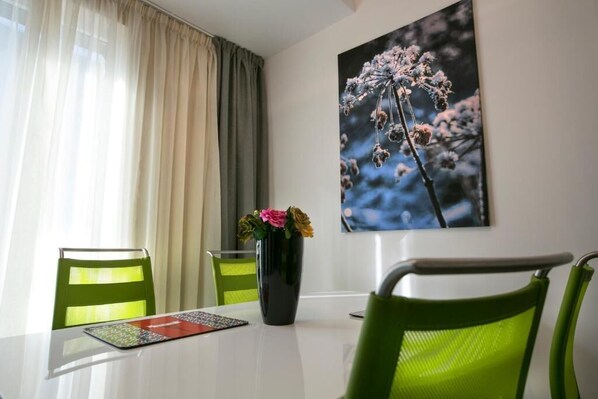 Deluxe Apartment, 1 Bedroom | Living area | Flat-screen TV - Apartment near Lulius (Cluj-Napoca)