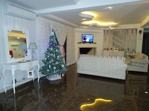 Sala de estar en el lobby