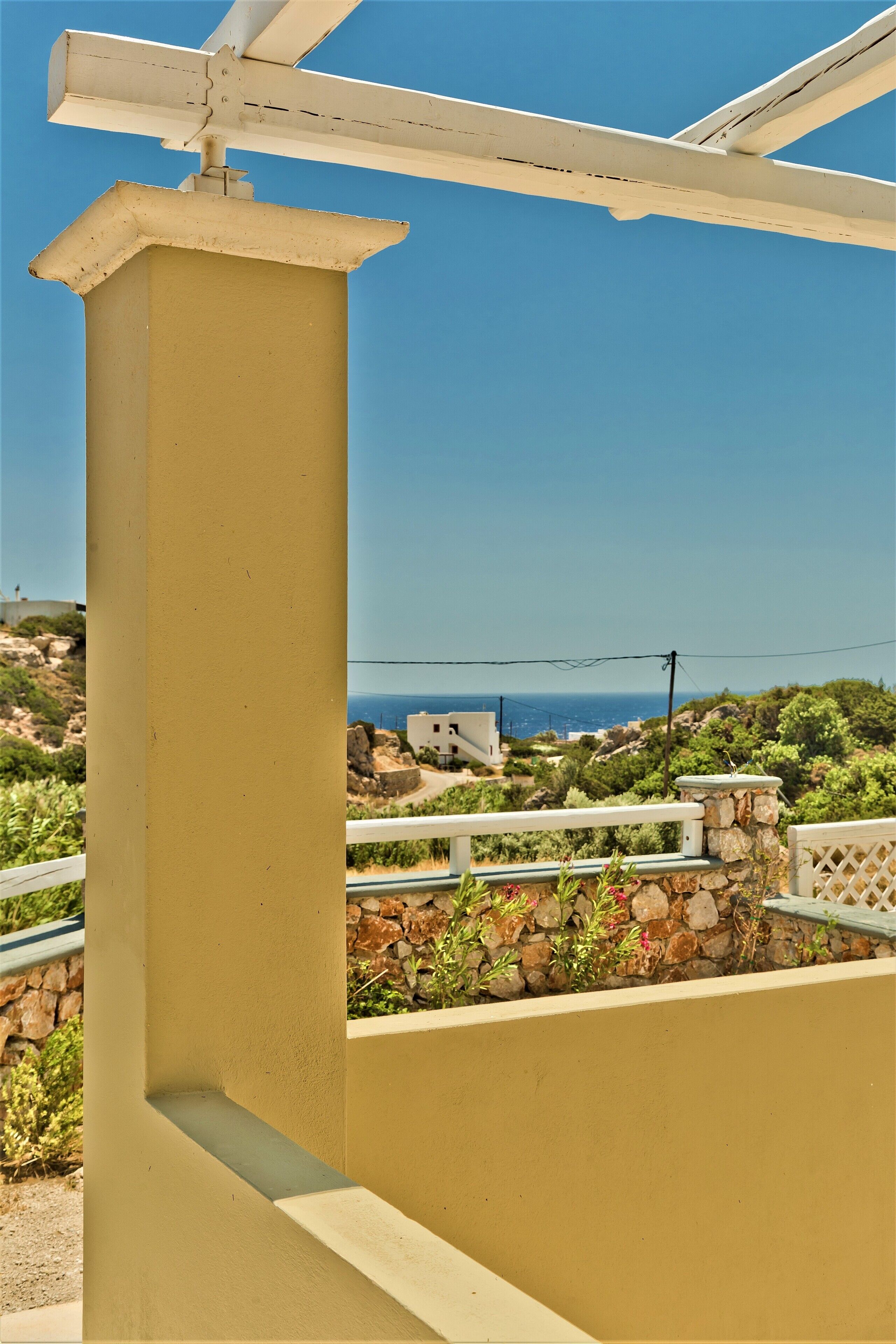 Uitzicht vanaf balkon