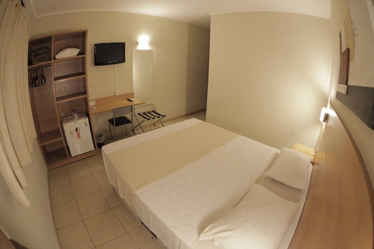 minibar, desk, laptop workspace, blackout curtains