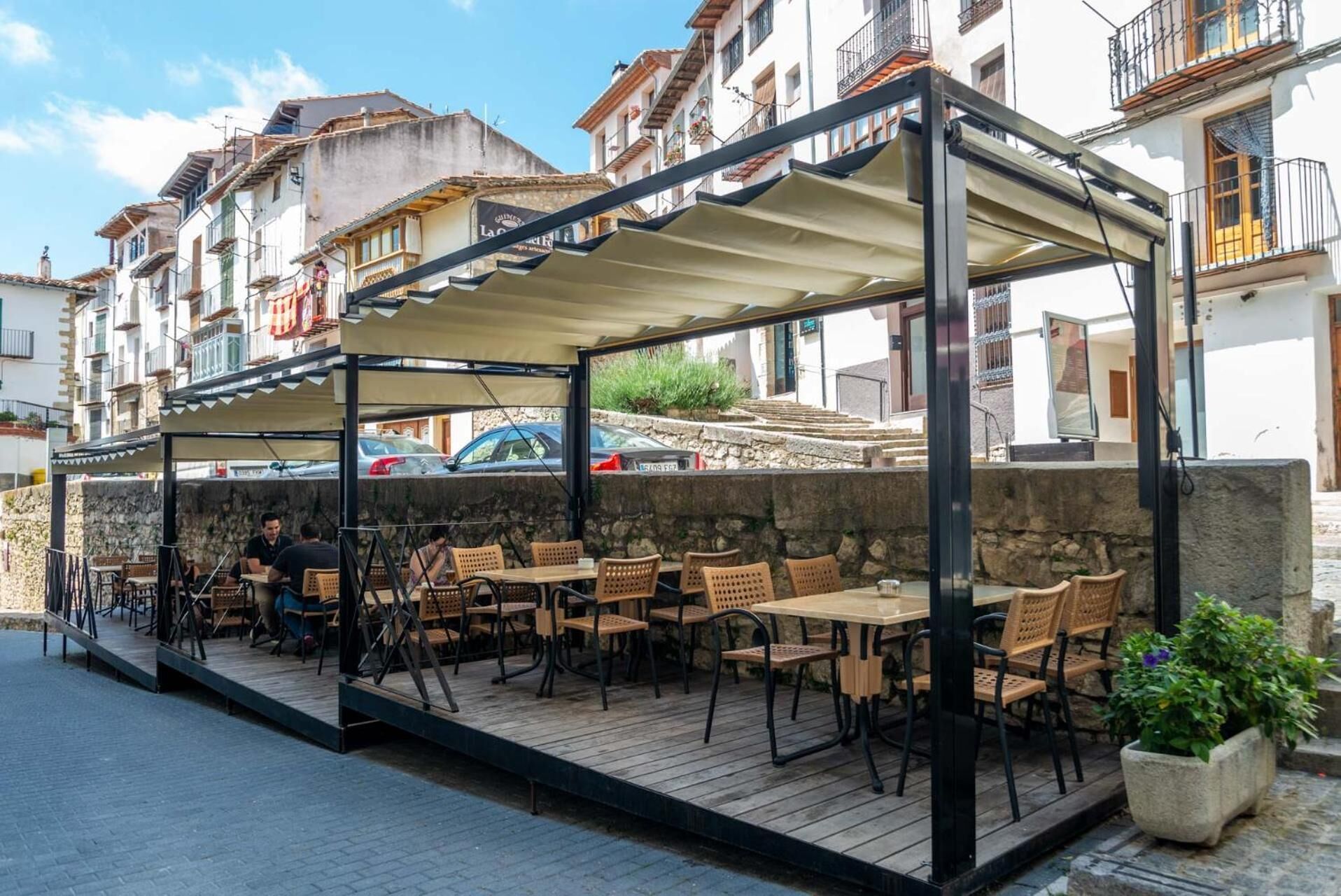 Breakfast, lunch, dinner served; local cuisine 