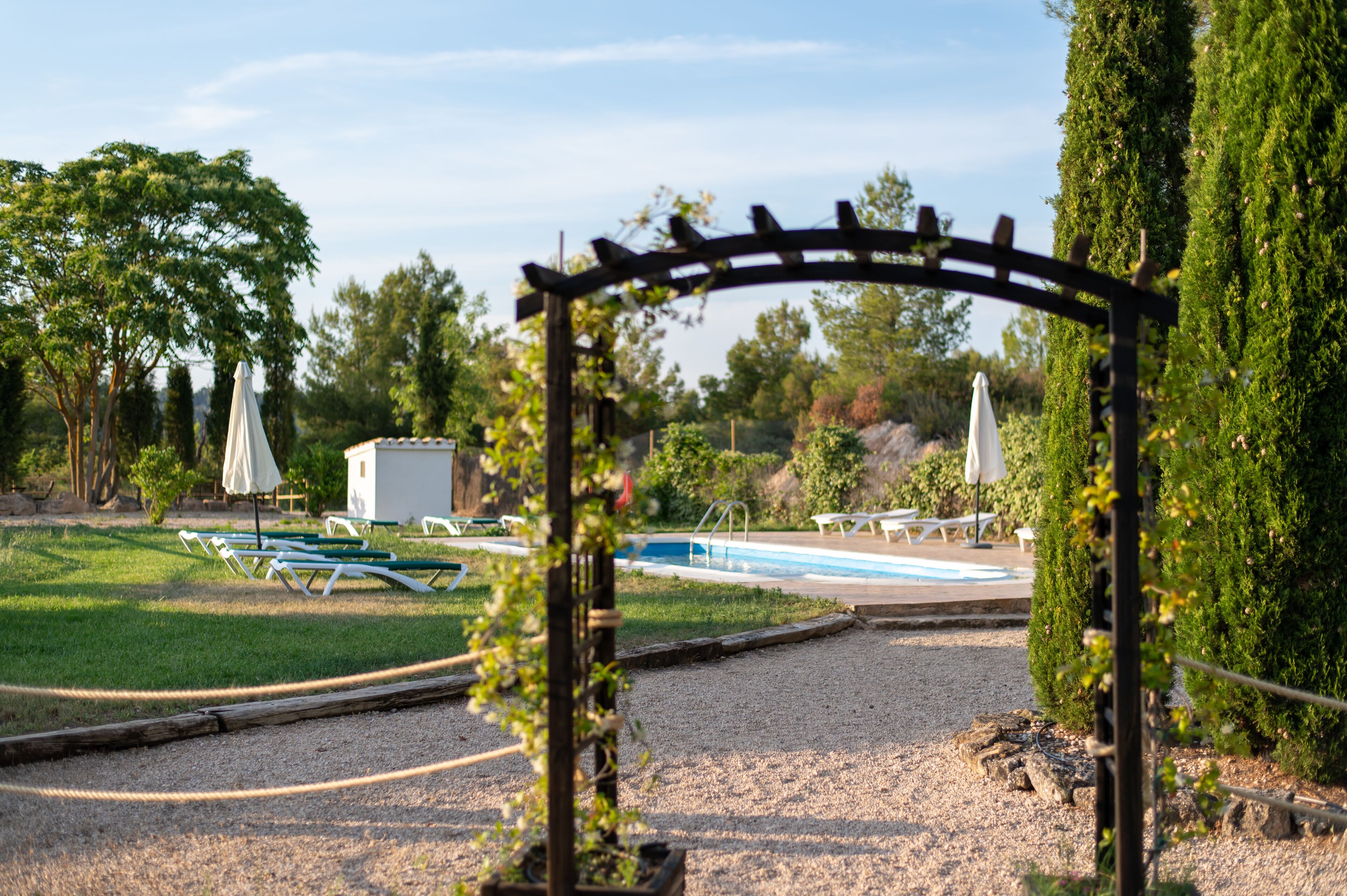 Seasonal outdoor pool