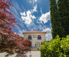 A szálláshely homlokzata