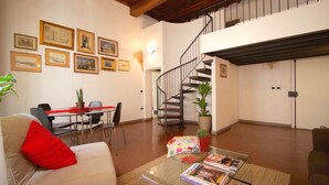 Apartment, 1 Bedroom | Living room - The Music Hall near the Dome (Florence)