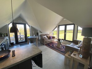 Luxury-Ferienhaus, 2 Schlafzimmer, Balkon, Meerblick | Ausblick vom Zimmer
