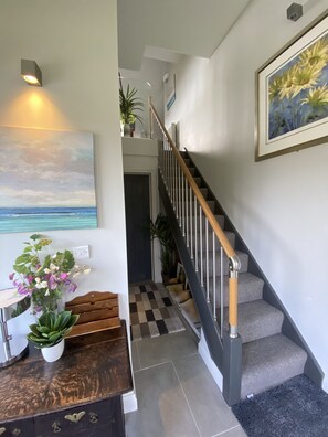 Casa de campo de lujo, 2 habitaciones, balcón, vistas al mar | Wifi gratis y ropa de cama